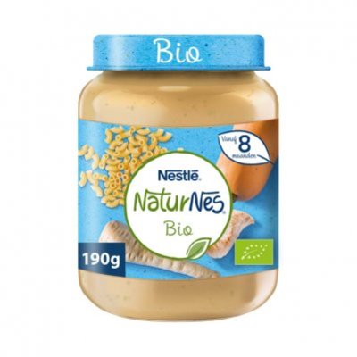 NaturNes Volkoren pasta kalkoen 8+ m babyvoeding